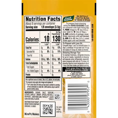 Good Seasons Mild Italian Dressing & Recipe Seasoning Mix 1 oz | Shipt