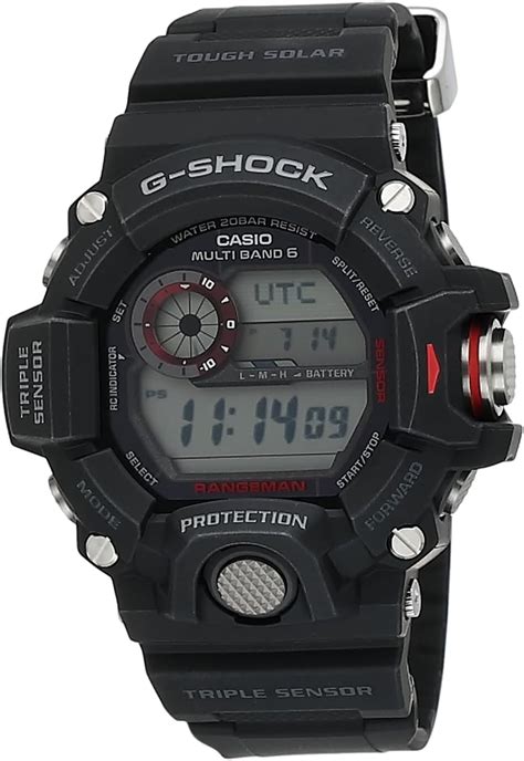 Casio G-Shock GW-9400-1DR Black Digital Dial Black Resin Strap Men's ...