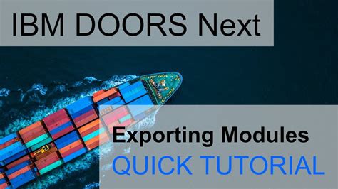 Image result for IBM Doors Tutorial Basics
