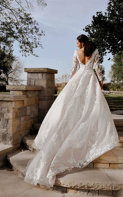 ROMANTIC LACE WEDDING DRESS with Long Sleeves | Stella York