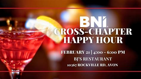 BNI Cross Chapter Happy Hour, BJ's Restaurant & Brewhouse, Avon, 21 ...