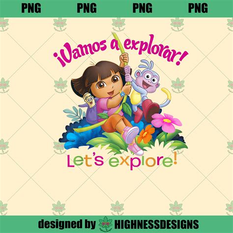 Dora the Explorer Vamanos A Explorar Dora and Boots PNG Down | Inspire ...