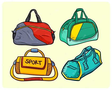 gym bag Royalty Free Vector Clip Art illustration -spor0239 - Clip Art ...