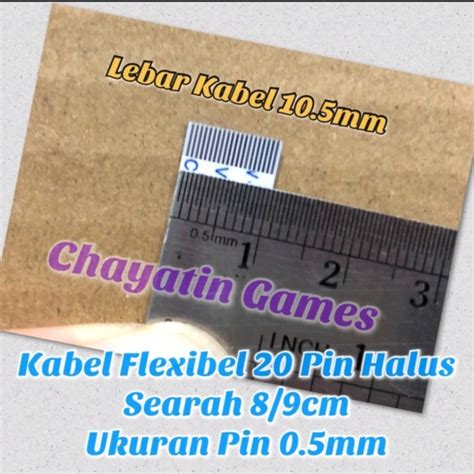 Jual Kabel Flexibel 20 Pin Halus Searah Panjang 8cm atau 9cm - Jakarta ...