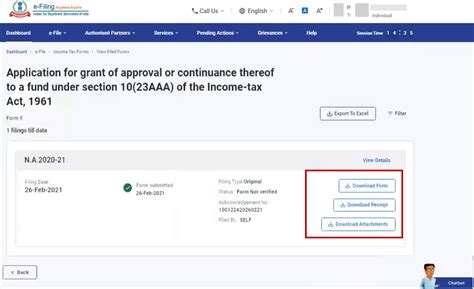 View Filed Forms User Manual | Income Tax Department