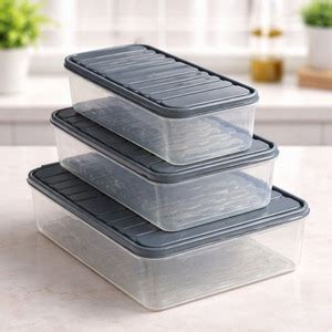 AARAMBH COLLECTIVE Plastic Utility Container - 1200 ml, 1200 ml, 2500 ...