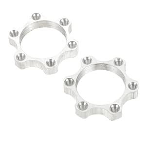 Mikikit 2pcs Adapter Discs Brake Center Lock Adapters Rear Rotors for ...