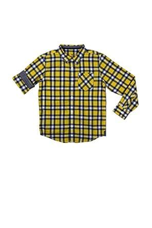 Allen Solly Junior Boys' Shirt (AKBSF515037_Yellow_11-12 Years ...