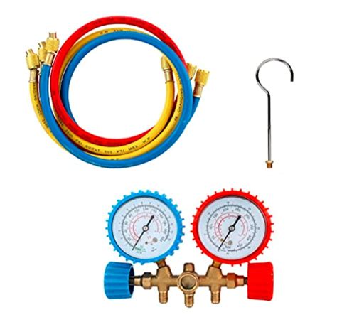 DOUBLE GAUGE METER SET | MANIFOLD PRESSURE GAUGE KIT | AC GAS TESTING ...