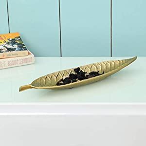 Home Centre Metal Platter - 1 Pc, Gold : Amazon.in: Home & Kitchen
