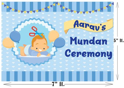 Buy Mundan Ceremony Decoration Backdrop | Party Supplies | Thememyparty ...