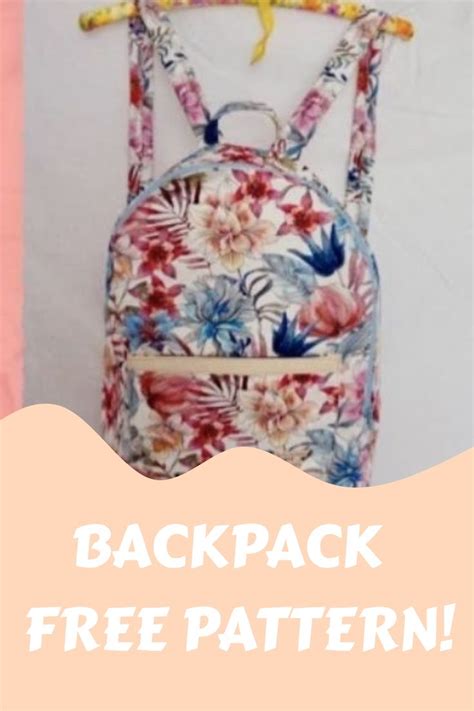 Image result for Backpack Pattern Free