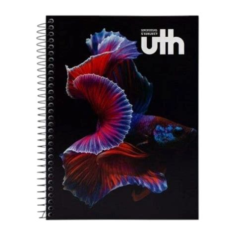 Anupam Uth 6 Subject Spiral Rulled Notebook 150 Sheets 20cm X 27cm.