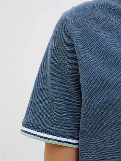 Plain Shirt collar Polo | Dark Turquoise | Jack & Jones®