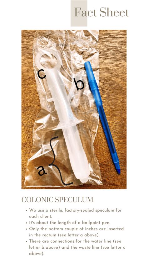 What Is A Colonic Speculum And How Is It Inserted Into The Rectum? - Living Arts Wellness