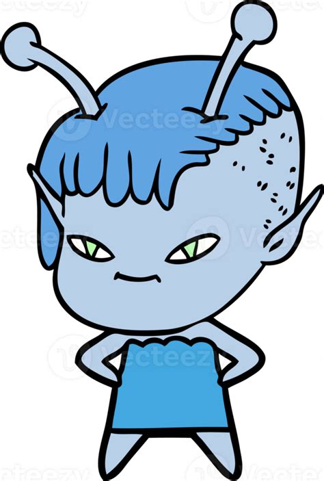 Alien Girl Drawing 的图像结果