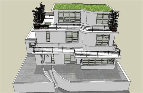 House Drawing Using AutoCAD 2007 3D 的图像结果