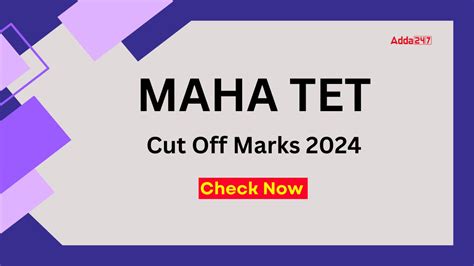 MAHA TET Cut Off Marks 2025 & Merit List
