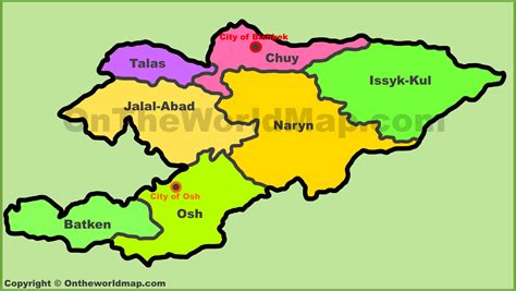 Kyrgyz Republic Map