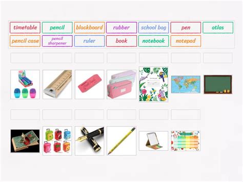 Classroom Items 的图像结果