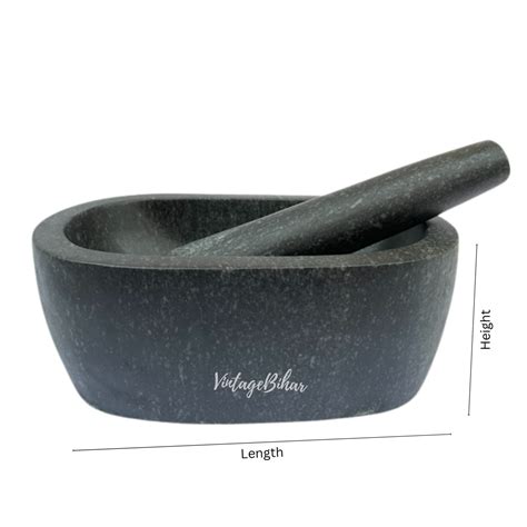 Granite mortar and pestle - silbatta | stone grinding – Vintagebihar