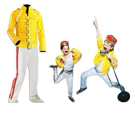 Buy Spazeup Freddie Mercury Yellow Wembley Concert Kids Costume ...