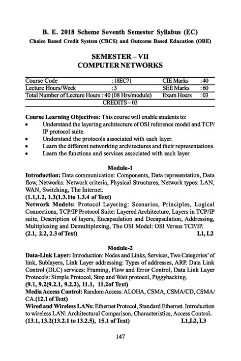 Computer network - Visvesvaraya Technological University (VTU) was ...