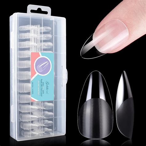 Buy Gelike EC Soft Gel Full Cover Nail Tips Kit for Soak Off Nail ...
