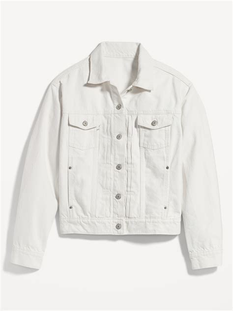 Classic White Jean Jacket | Old Navy