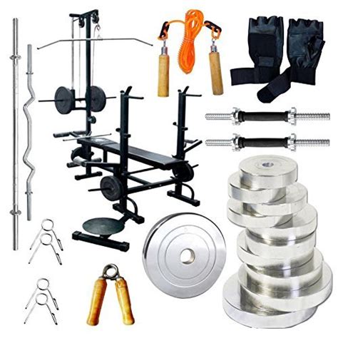 Paramount 20 IN 1 Bench With 50Kg Pure Steel Plates ( 25MM Plates Hole ...