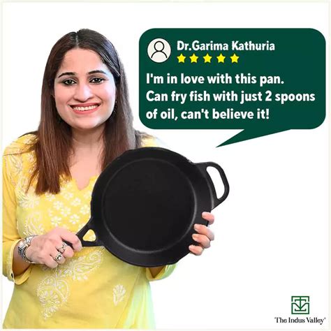 CASTrong Cast Iron Fry Pan/Skillet, Pre-seasoned, Nonstick, 100% Pure ...