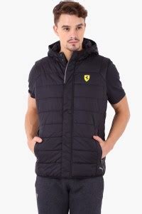 PUMA Half Sleeve Solid Men Jacket - Buy Black PUMA Half Sleeve Solid ...