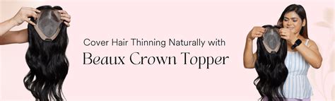 Buy 100% Real Human Hair Crown Topper | Crown Topper Hair Extensions ...