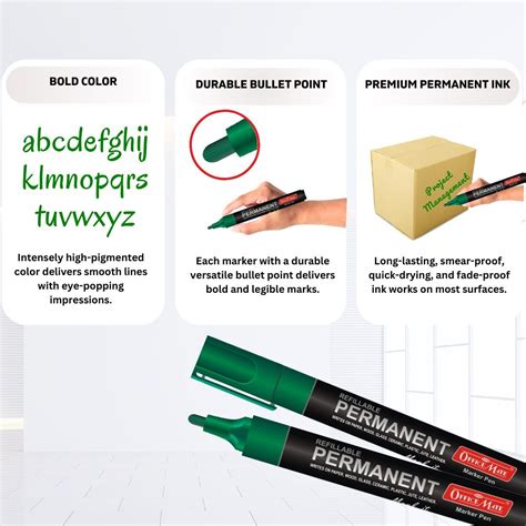 Soni Officemate Refillable - Permanent Marker | Art Lounge