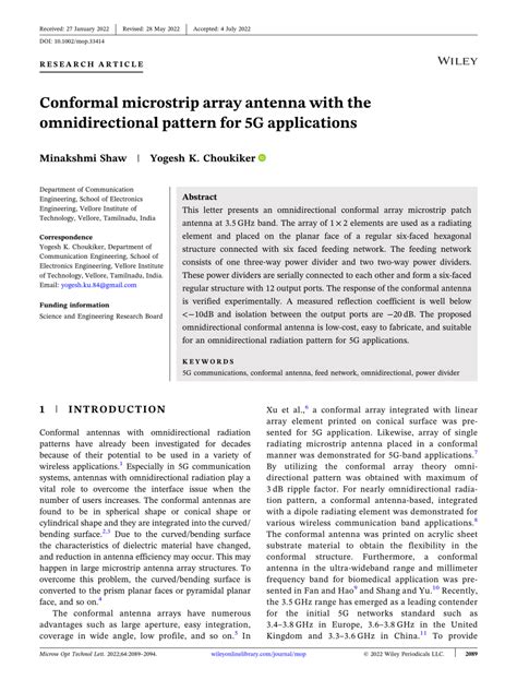 Image result for Conformal Mircostrip Array