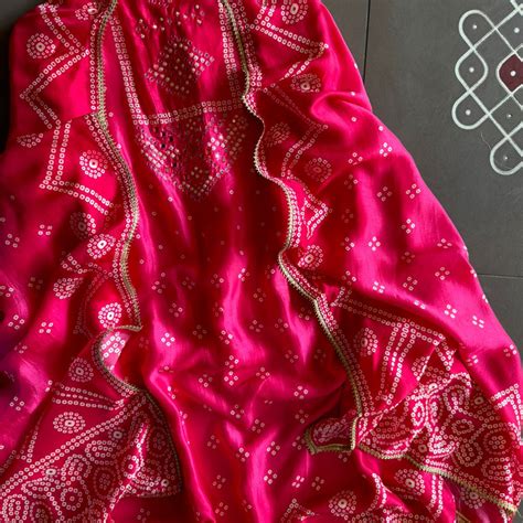 Bandhani printed Silk Shirt – Aisha Creations