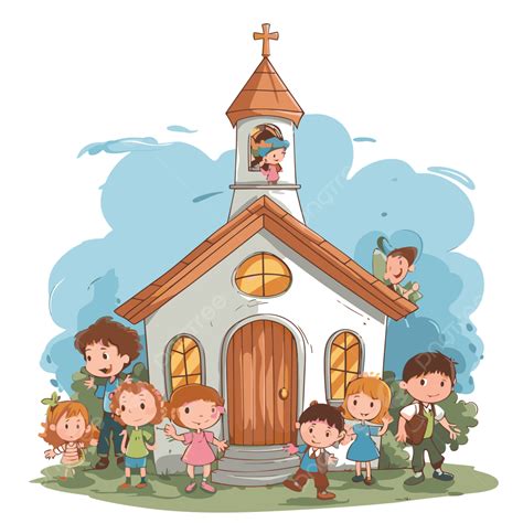 At Church Cartoon