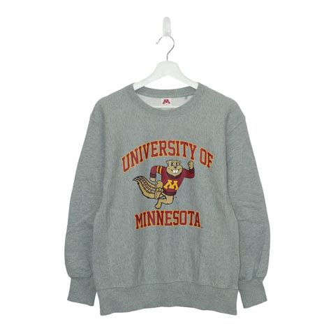 Vintage 90s University Minnesota Sweatshirt Golden Gophers | Etsy