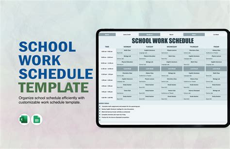 Image result for Time Table Sample Excel