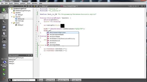 Image result for SQLite Database Connection in C Qt