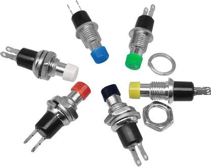 PBS 110 Red Panel Mount Momentary Reset Push Button Switch (1 Pc ...