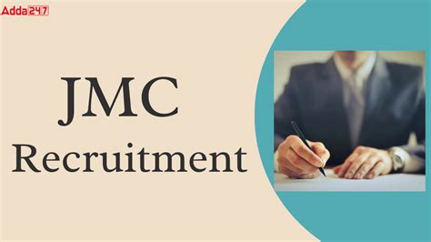 JMC Engineer Recruitment 2025, Last Date To Apply Online For Various ...