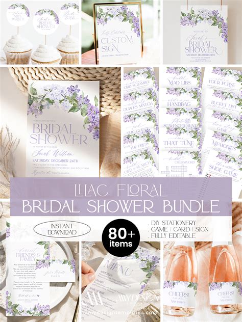 Bridal Shower Bundles - Amy Design Templates