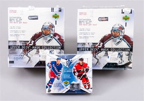 Lot Detail - 2005-06 Upper Deck SPx Hockey Unopened Hobby Box and 2001 ...
