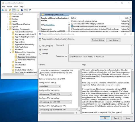 BitLocker Encryption Options 的图像结果