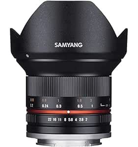 Samyang 12mm F2.0 NCS CS Photo Manual Camera Lens for Sony E Mount ...