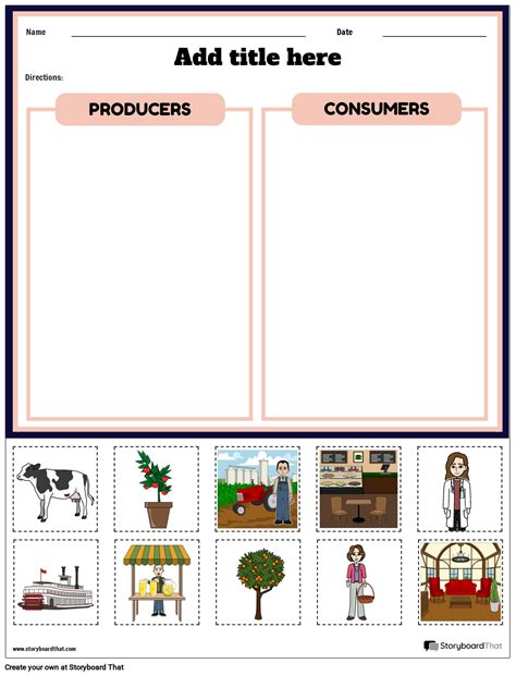 Producers and Consumers Worksheets | Ecology Activities - Worksheets ...