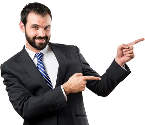 Business Man Pointing PNG 的图像结果