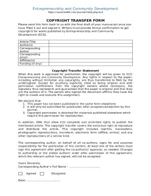 Copyright Transfer (.doc at) Model Release ... Doc Template | pdfFiller