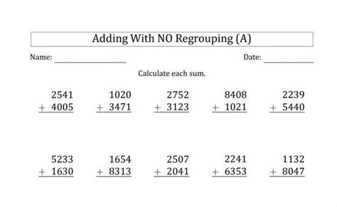Math Addition 4 Digits 的图像结果